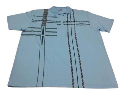 Premium Cotton Polo T-Shirt - XS to XXXL , Blue , Soft Breathable Fabric, Comfortable Fit, Wrinkle-Resistant, Fade Resistant, Stretchable Design