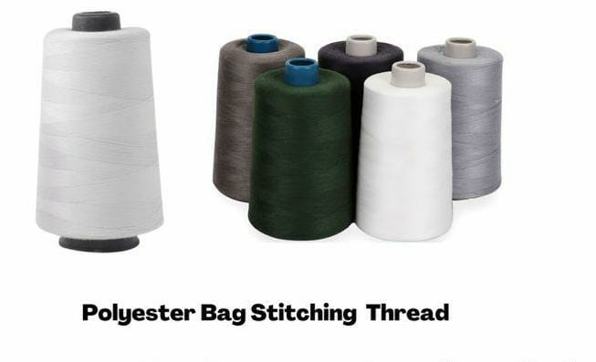Polyester Bag Stitching Thread - 100% Durable Polyester Fiber, High-Speed Stitching Performance, Abrasion Resistant, Available in Various Vibrant Colors