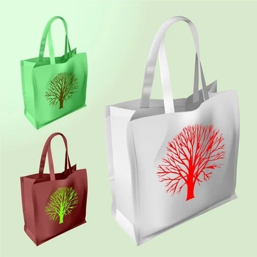 Printed Woven Bags - 2-5 Kg Storage Capacity, New Arrival Shopping Bag with Elegant Printed Pattern