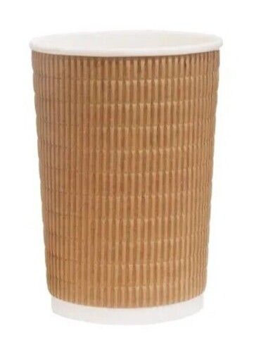 Rippled Paper Container With Lid