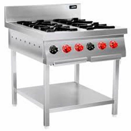 Ss Four Burner Cooking Range