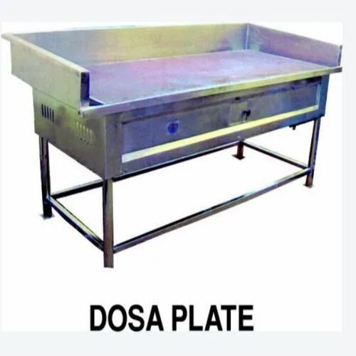 Stainless Steel Dosa Plate - Rectangular, SS304 Quality for Hotel and Restaurant Use