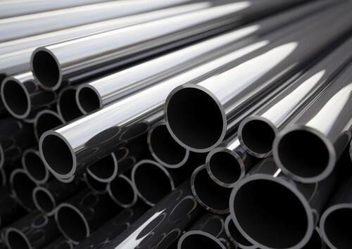 Stainless Steel Round Pipe - Color: Silver