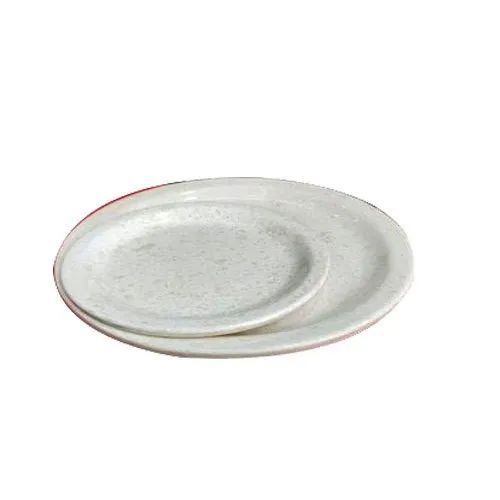 White Melamine Serving Plate - 4-8 Inch Round | Lightweight, Break-Resistant, Heat Resistant, Colorful Options, Elegant Appearance, Easy to Clean, Dishwasher Safe