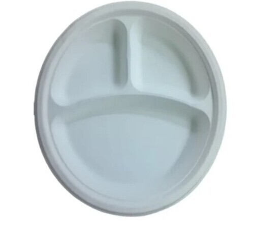 White Plain Round Plate