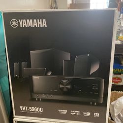 Yamaha YHT-5960U Home Theater System with 8K HDMI