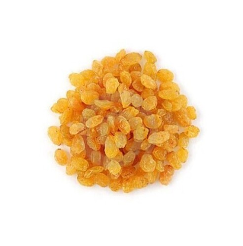 Yellow Raisins - Organic Dried Kishmish, Sweet Taste, Long Shape, Natural Size, Grade A, No Artificial Flavor