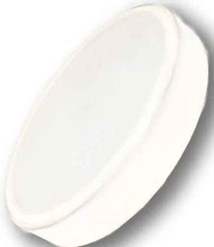 Led Panel Light - 15w Round, 6 Inch Diameter | White Plastic, 5000-6500k Color Temperature, Indoor Application