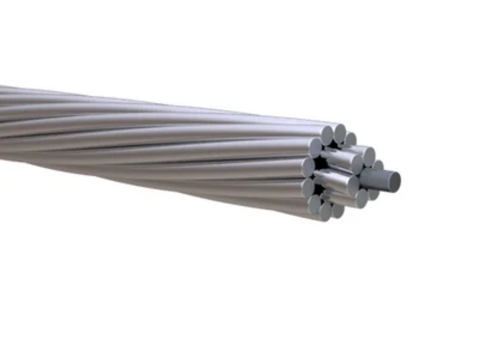 ACSR Conductors - Aluminum Round Wire, PVC Insulation, 600V, High Durability and Flexibility, Silver Connector Color, Corrosion Resistant