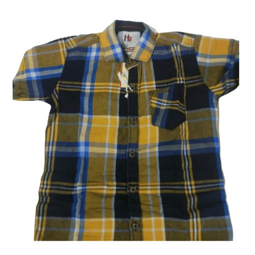Check Shirt - Superior Quality Cotton, Customized Size, Multicolor Checked Pattern | Classic Collar, Full Sleeves, Breathable, Quick Dry, Machine Washable