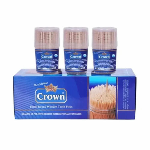 Crown Finest Round Wooden Toothpicks