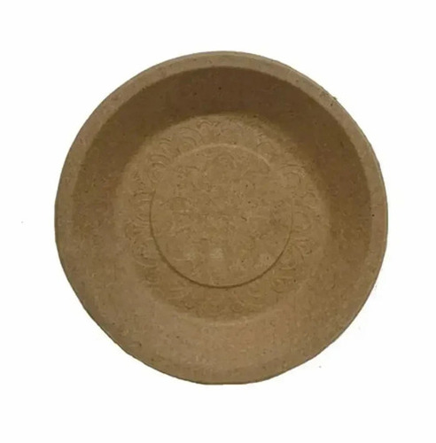 Disposable Ambassador Biodegradable Plate - Wooden, Brown | Eco Friendly, Ideal for Household and Party Use
