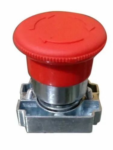 Emergency Stop Switches - Metal, Customized Size | IP65 Protection, Durable Red & Silver Design, 10A Max Current, 120V
