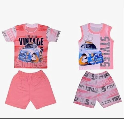 Kids Baba Suit - Premium Quality Cotton, Baby Pink Color, XXS to XXXL Sizes | Snug Waistband, Lightweight Design, Breathable Material, Quick-Dry, Skin-Friendly, Easy Wash
