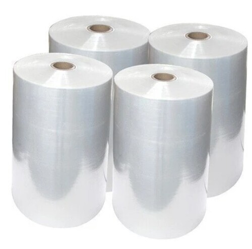Lldpe Stretch Film Rolls - 500 m Length, 12 Inch Width, Glossy Finish | Stretch Film Type, Rigid PP Material, Transparent Color