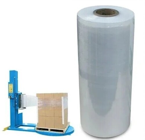 Machine Grade Specialty Stretch Film - 18-51 Micron Thickness, Rigid Hardness, Customized Sizes, Transparent Finish