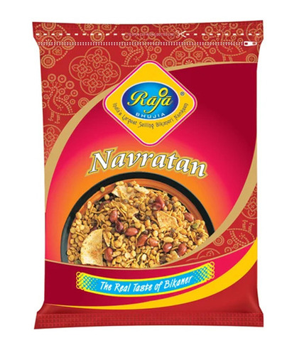 Navratna Mix Namkeen - Premium Quality Vegetarian Snack, 100% Pure, Gluten Free, Ready To Eat, Crunchy And Crispy Texture, Sweet Taste