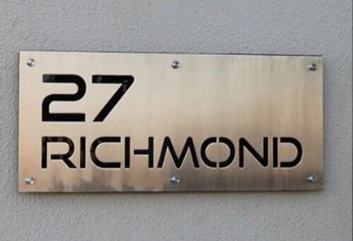 Rectangular Ss Signage