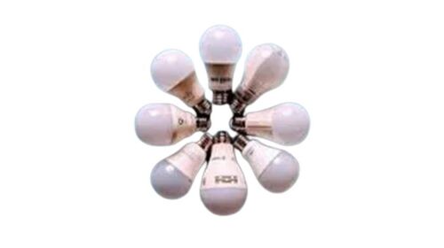 Round LED Light Bulb - Ceramic Body, Low Voltage, White Color | Low Heat Emission, Bright Illumination, Dimmable Options, Eco-Friendly, Shock Resistant