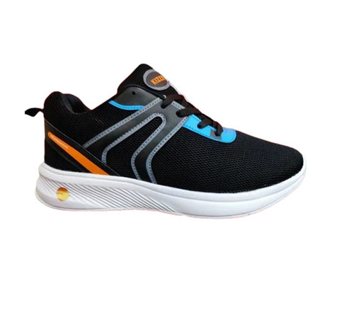 Sports Shoes - PVC Outsole, Standard Size, Black Color | Superior Quality, Comfortable Fit, Slip Resistant, Lace Closure, Suitable for Summer & Winter