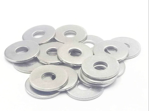 Stainless Steel Plain Washer - Polished Finish, Corrosion Resistant, High Strength, Durable for Commercial Applications