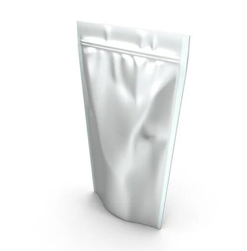 Stand Up Zipper Pouch - PET Material, 6 x 4 Inches, Transparent Color, Double Layer Lamination, Rotogravure Printed, Glossy Finish | Food Packaging Solution