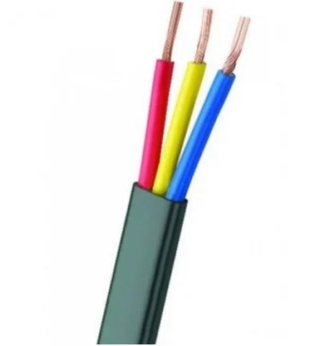 Submersible Cables - Copper Core, PVC Jacket, 3 Core Number, Flexible Design | 6 Months Warranty, High Durability, Corrosion Resistant, High Voltage Rating