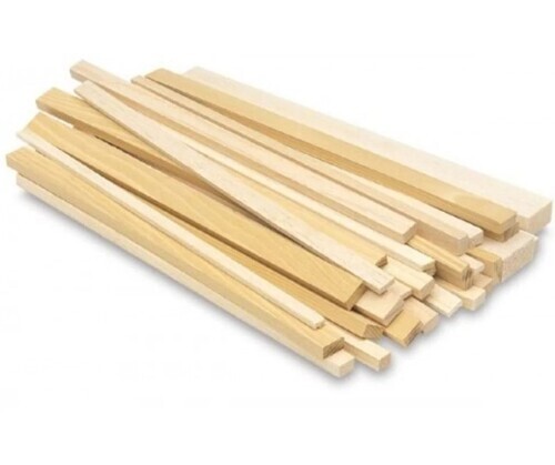 Balsa Wood Strips - Balsa Wood, 1000 Mm Length, 2-10 Mm Width, Brown Color | Ideal For Remote Control Aeroplanes & Architectural Models