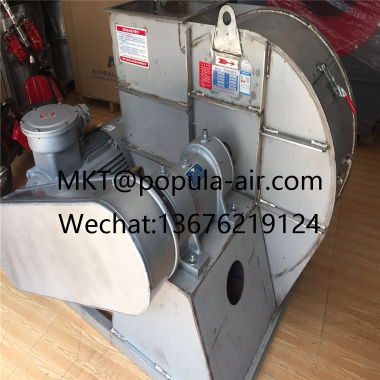 C6-48-3.15C-3KW-2P with 3017-3323volume 1507-1376pressure POPULA Dust Removal Centrifugal Fan Industrial Exhaust Fan
