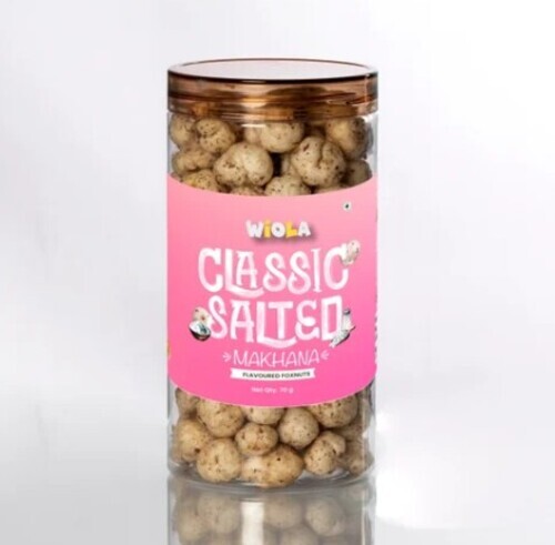 Classic Salted Makhana - Loose Pack 70 g | Brown Color Salty Flavor Ideal for Snacking or Cooking Stored in a Dry Place