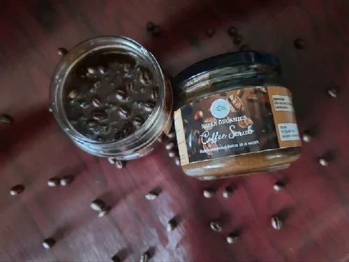 Coffee Scrub - Natural Exfoliant Cream | Invigorating Coffee Scent, Rich in Antioxidants, Moisturizing, Smooth Texture, Suitable for All Skin Types