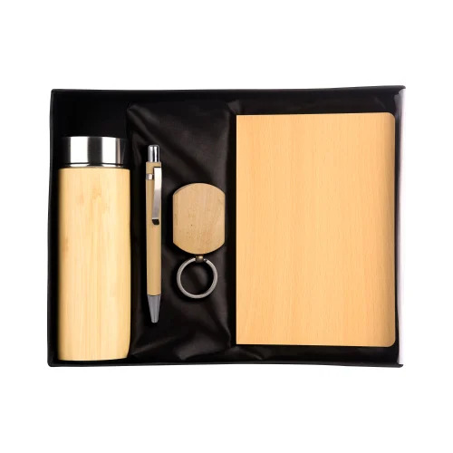 Corporate Bottle And Diary - Material: Bamboo