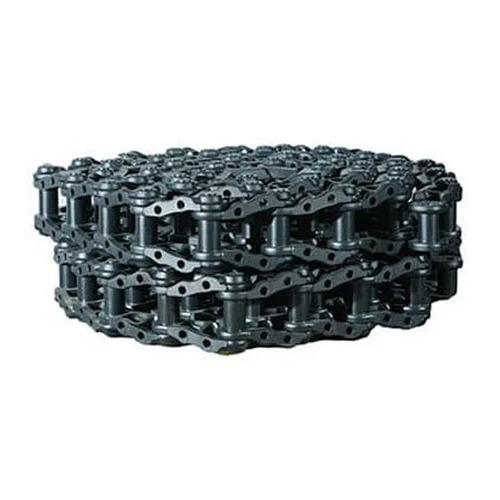 Excavator Track Chain - 15 Ton Capacity, 20mm Depth, Black Color | Corrosion Resistant, Heavy Load Pulling