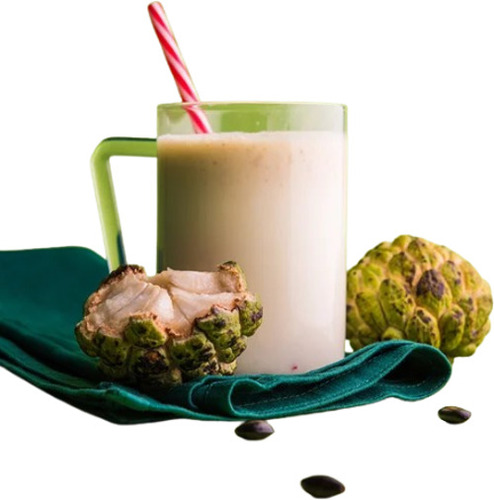 Frozen Custard Apple Pulp Sitafal Pulp - 1 kg Plastic Pouch 100% Pulp Sweet Taste 0.3 g Total Fat 9 mg Sodium 247 mg Potassium per 100 Gram