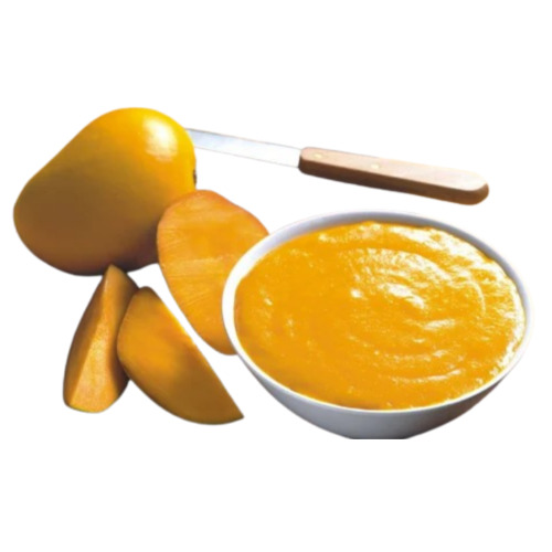 Frozen Alphonso Mango Pulp - Organic Yellow Fruit , 100% Pure Pulp, Low Sodium, Rich in Potassium, Refrigeration Required