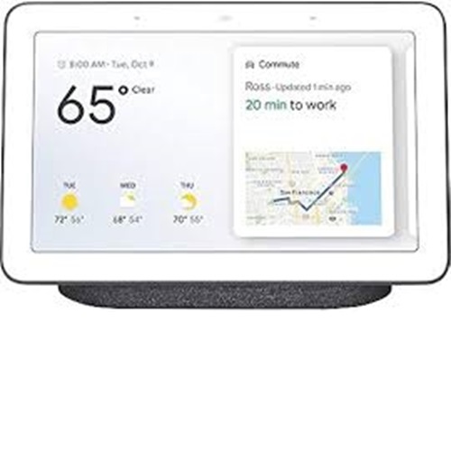 Google Nest Hub Charcoal Ga00515-Ca - Color: White