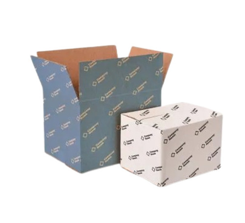 Industrial Printed Corrugated Packaging Box - Corrugated Material, Rectangular Shape, Multicolor Finish , Lightweight, Matt Surface for Electronic & Personal Care Use