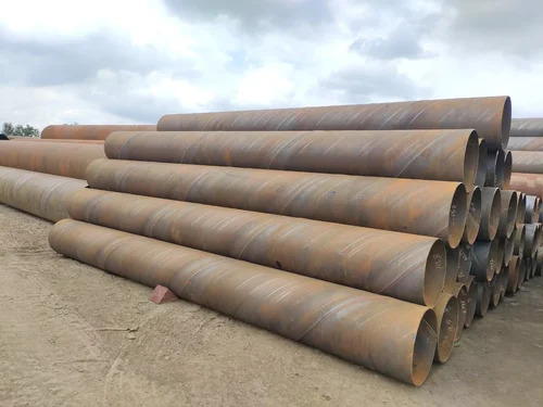 Longitudinal Erw Pipes - Steel, Round Shape | Durable, High Strength, Corrosion Resistant, Non-alloy Material