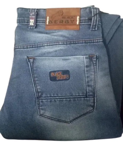 Men Denim Jeans - Regular Fit, Grey Color | Breathable, No Fade, Washable, Suitable for Summer and Winter