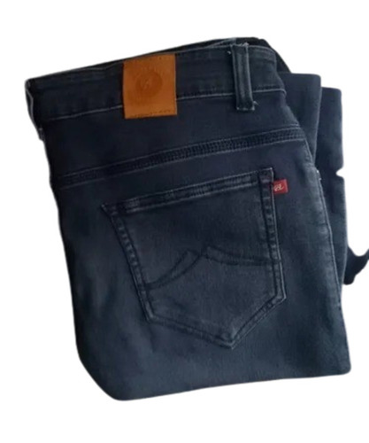 Men's Denim Jeans - Plain Dyed, Blue Regular Fit | Washable, No Fade, Breathable for Casual Wear