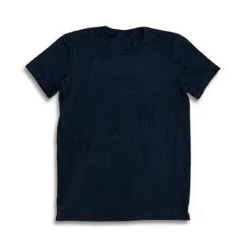 Men's Promotional T-shirt - Cotton, Customized Size, Half Sleeve, Round Neck, Black Color, Regular Fit, Plain Pattern