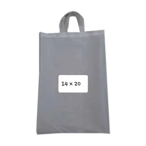Cotton Cloth Bag - 13x16 Inch, Grey Color | Premium Quality, Soft Texture, Customizable Design, Spacious Interior, Machine Washable, Comfortable Loop Handles