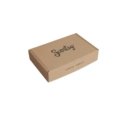 Printed Corrugated Boxes - Rectangular Light Weight Packaging | Matt Surface Finish, Brown and Black Color, Ideal for Electronic and Personal Care Use