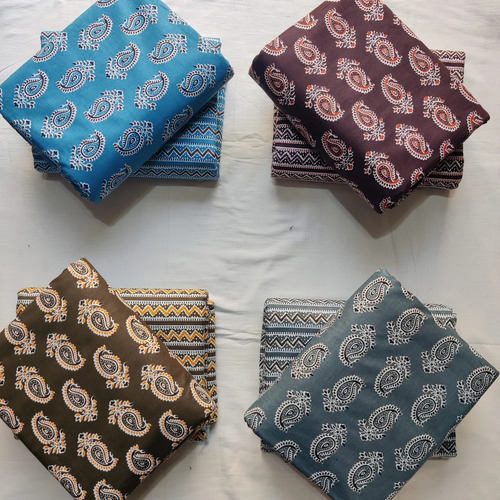 Printed Cotton Fabric - 100% Cotton, Multi-Color, Washable, Shrink Resistant | Ideal for Textile Industry Applications