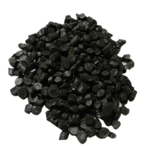 Recycled Black Pvc Granules - Industrial Grade, Natural Black Color | Eco-friendly, Recycled Material Feature