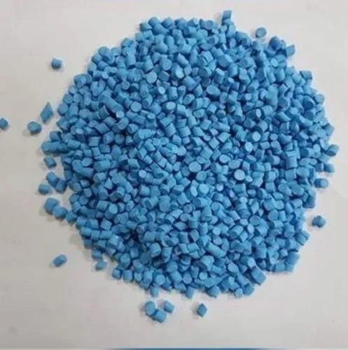 Recycled Blue PVC Granules