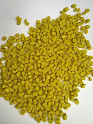 Reprocessed Yellow PVC Granules