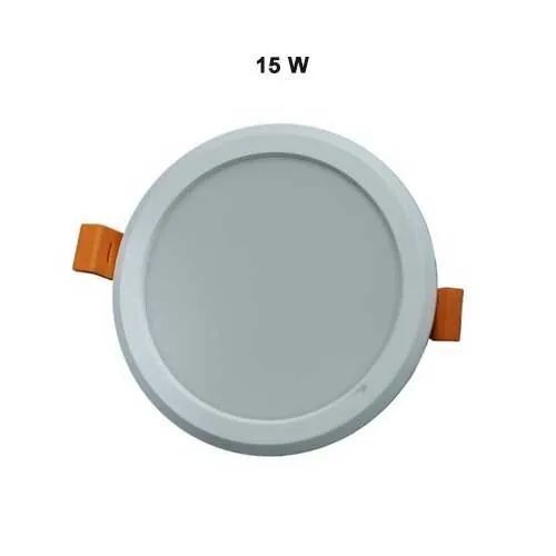 Round Backlit Panel Light - Polycarbonate, 15 Watt, Round Shape, White, 2700-6500K | Flicker-Free, Dimmable Options, Uniform Brightness, Eco-Friendly, Slim Profile, Soft Light