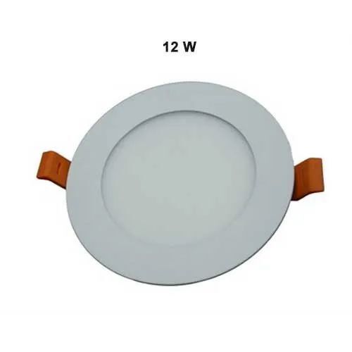 Round Panel Slim Light - Polycarbonate, 12 Watt | Premium Quality, Long Lifespan, Modern Design, Flicker-Free, Dimmable Options, Low Heat Emission, Uniform Brightness, Quick Installation, Color Temperature 2700-6500K