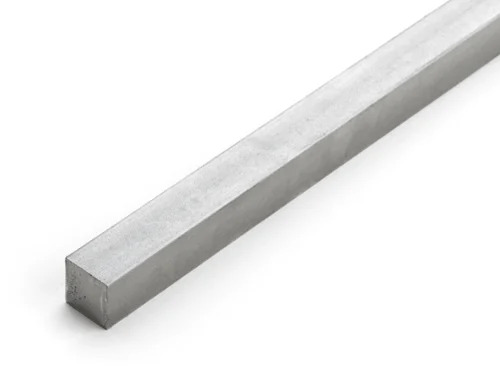 Stainless Steel Square Bar - 410 Stainless Steel, Silver Color, Durable and Corrosion Resistant, High Strength Design